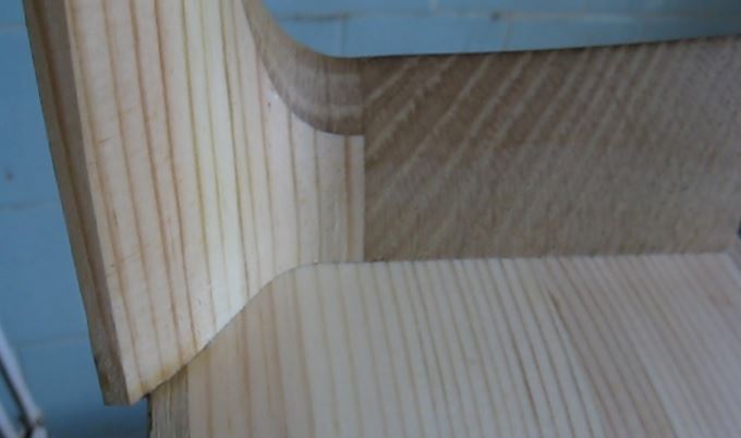 guitar heel on its place
