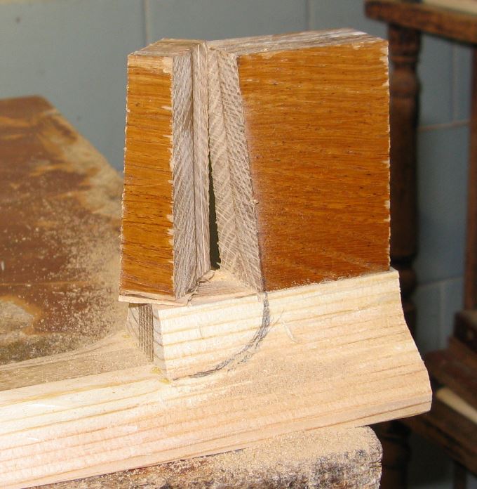 forming heel from the side
